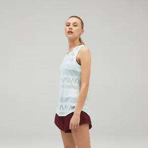 Q Speed Jacquard Tank - Pale Blue